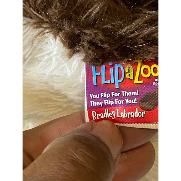 FlipaZoo Plush Toy Rachel The Cat/Bear Reversible Stuffed Animal All Ages Soft & - Picture 10 of 14